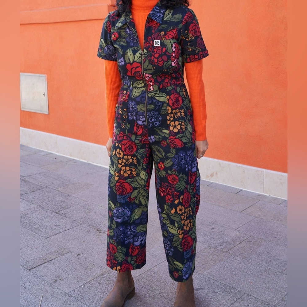 Ragan - Cotton Jumpsuit in Maria Print